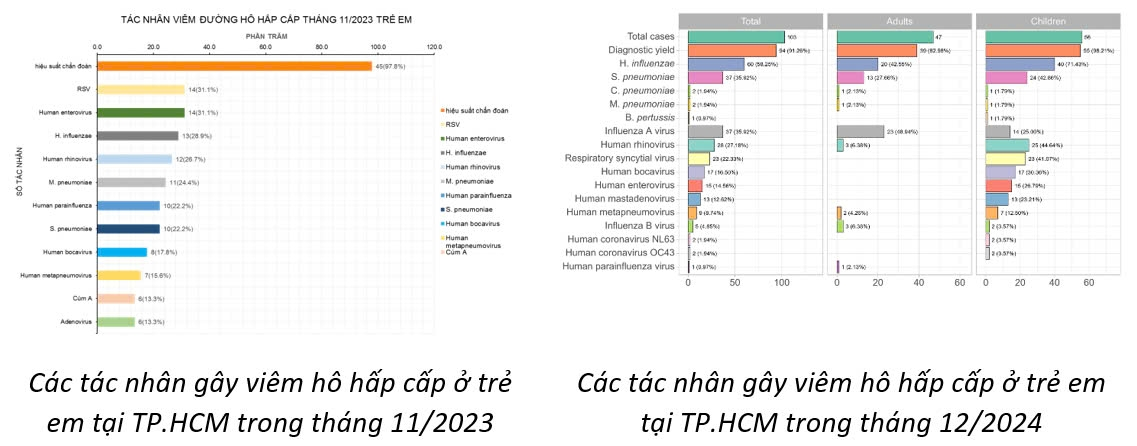 Sở Y tế TP.HCM: HMPV không phải là virus mới, từng được phát hiện là một trong những tác nhân gây viêm hô hấp ở trẻ em trong các năm 2023 và 2024