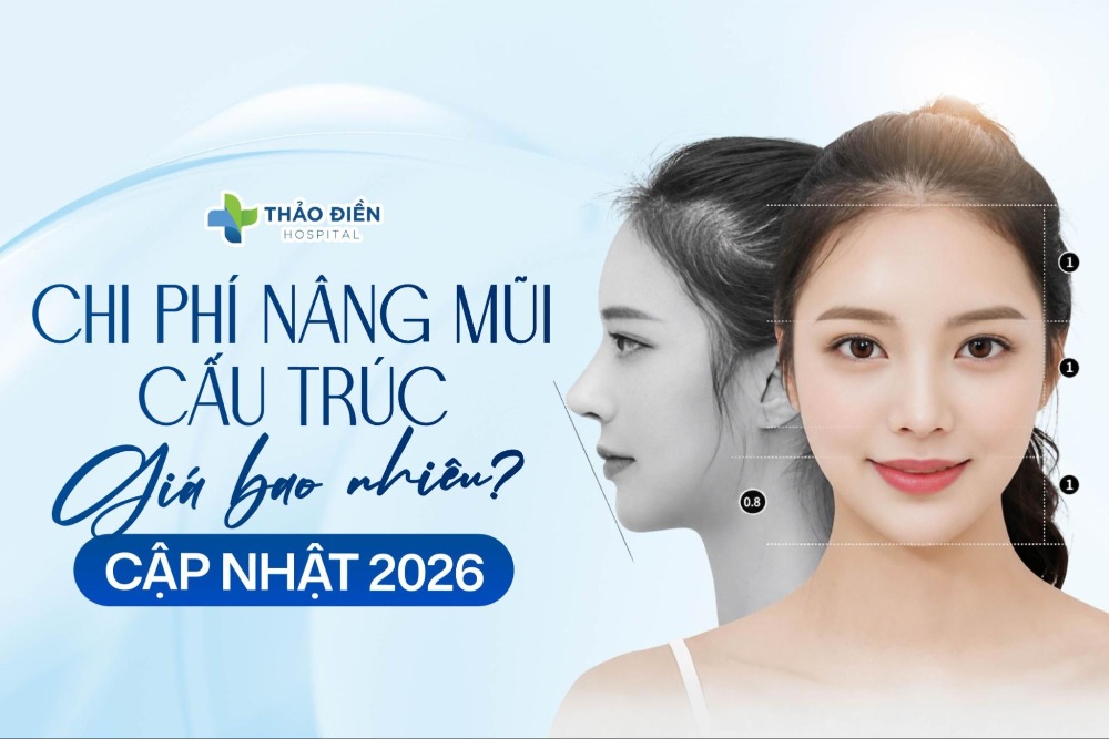 Chi phí nâng mũi cấu trúc giá bao nhiêu?