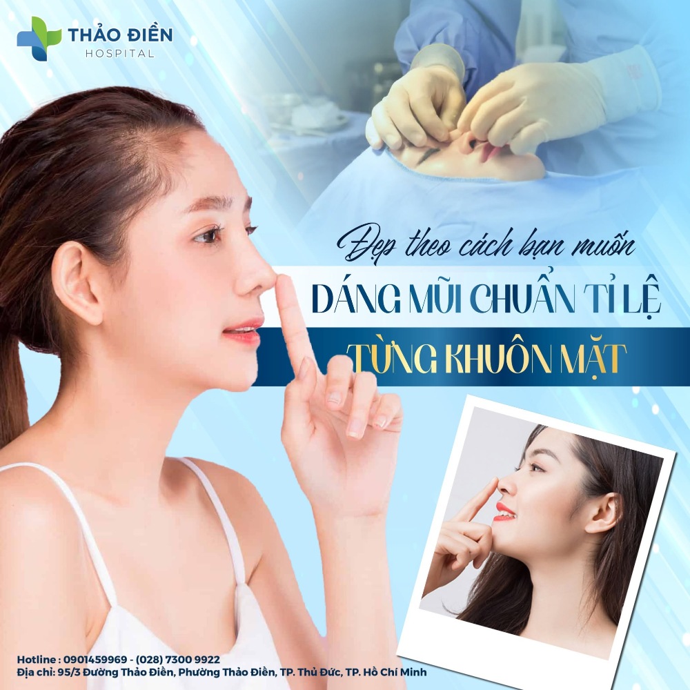 nâng mũi cấu trúc an toàn bệnh viện thảo điền
