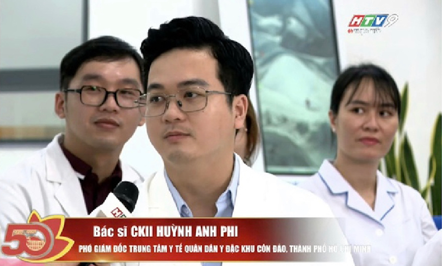 Hình ảnh bác sĩ luân phiên ra Côn Đảo xuất hiện trong chương trình 50 năm Thành phố mang tên Bác: Một niềm tự hào của Ngành y tế TP.HCM