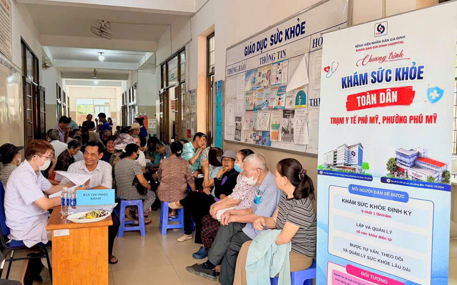 TP. Hồ Chí Minh: Kết nối toàn bộ hệ thống các bệnh viện, trung tâm y tế khu vực, phòng khám đa khoa đồng hành cùng 168 xã, phường, đặc khu thực hiện khám sức khỏe toàn dân
